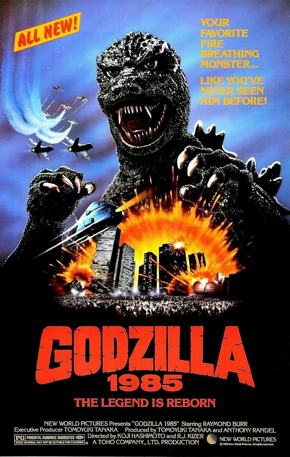 Godzilla 1985 movie poster